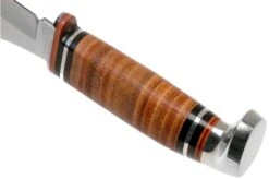 Case Medium Skinner, Leather Hunter, 00384, 323-5 SS Hunting Knife -Case Knives Sales CE00384 04 case