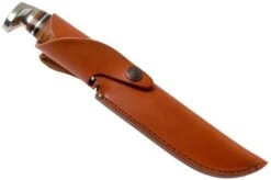 Case Medium Skinner, Leather Hunter, 00384, 323-5 SS Hunting Knife -Case Knives Sales CE00384 06 case