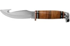 Case Gut Hook, Leather Hunter, 00517, 375-4G SS Hunting Knife
