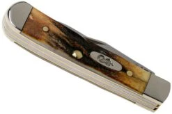 Case Tiny Trapper Genuine Stag 05968, 52154W SS Pocket Knife 10 Case Tiny Trapper Genuine Stag 05968, 52154W SS Pocket Knife -Case Knives Sales CE05968 04 case
