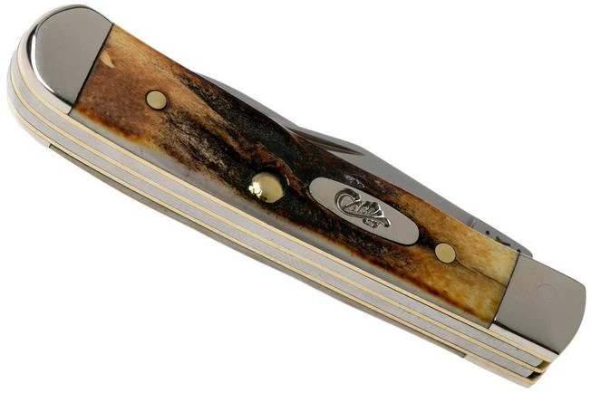 Case Tiny Trapper Genuine Stag 05968, 52154W SS Pocket Knife 6 Case Tiny Trapper Genuine Stag 05968, 52154W SS Pocket Knife - Image 4