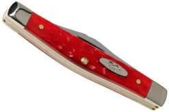 Case Medium Stockman Dark Red Bone, Standard Jig, 06981, 6344 CV Pocket Knife -Case Knives Sales CE06981 04 case