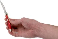 Case Medium Stockman Dark Red Bone, Standard Jig, 06981, 6344 CV Pocket Knife -Case Knives Sales CE06981 05 case