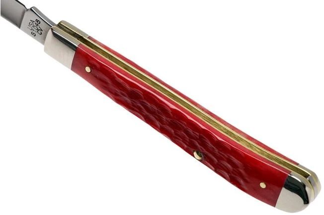 Case Slimline Trapper Dark Red Bone, Standard Jig, 06982, 61048 CV Pocket Knife 7 Case Slimline Trapper Dark Red Bone, Standard Jig, 06982, 61048 CV Pocket Knife - Image 5
