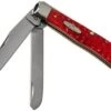Case Trapper Dark Red Bone, Standard Jig, 06984, 6254 CV Pocket Knife -Case Knives Sales CE06984 01 case