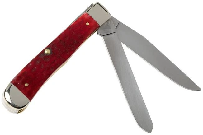 Case Trapper Dark Red Bone, Standard Jig, 06984, 6254 CV Pocket Knife 4 Case Trapper Dark Red Bone, Standard Jig, 06984, 6254 CV Pocket Knife - Image 2