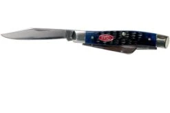 Case Medium Stockman Navy Blue Bone, Rogers Jig, 07049, 63032 SS Pocket Knife 9 Case Medium Stockman Navy Blue Bone, Rogers Jig, 07049, 63032 SS Pocket Knife -Case Knives Sales CE07049 03 case