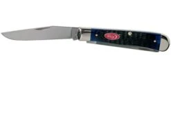 Case Trapper Navy Blue Bone, Rogers Jig, 07051, 6254 SS Pocket Knife -Case Knives Sales CE07051 03 case