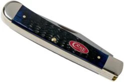 Case Trapper Navy Blue Bone, Rogers Jig, 07051, 6254 SS Pocket Knife -Case Knives Sales CE07051 04 case