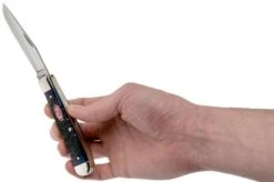 Case Trapper Navy Blue Bone, Rogers Jig, 07051, 6254 SS Pocket Knife -Case Knives Sales CE07051 05 case