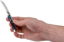 Case Mini Copperhead Navy Blue Bone, Rogers Jig, 07062, 62109W SS Pocket Knife 11 Case Mini Copperhead Navy Blue Bone, Rogers Jig, 07062, 62109W SS Pocket Knife -Case Knives Sales CE07062 05 case