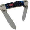 Case Canoe Navy Blue Bone, Rogers Jig, 07309, 62131 SS Pocket Knife -Case Knives Sales CE07309 01 case