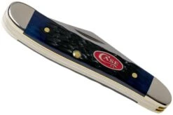 Case Peanut Navy Blue Bone, Rogers Jig, 07314, 6220 SS Pocket Knife 10 Case Peanut Navy Blue Bone, Rogers Jig, 07314, 6220 SS Pocket Knife -Case Knives Sales CE07314 04 case