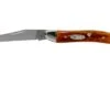 Case Knives Small Texas Toothpick Pocket Worn Harvest Orange Bone Corn Cob Jig 07400, 610096 SS Pocket Knife