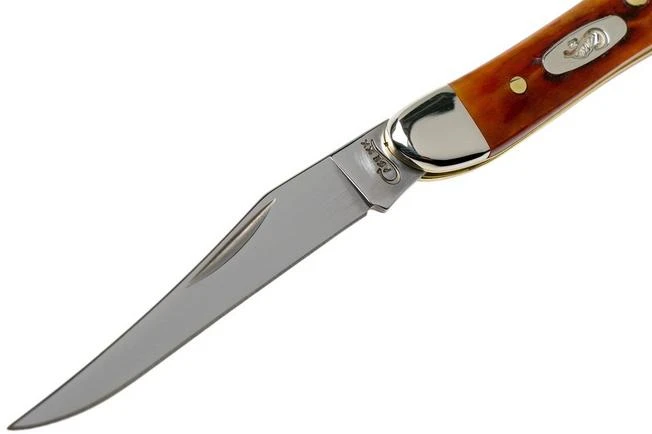 Case Knives Small Texas Toothpick Pocket Worn Harvest Orange Bone Corn Cob Jig 07400, 610096 SS Pocket Knife 5 Case Knives Small Texas Toothpick Pocket Worn Harvest Orange Bone Corn Cob Jig 07400, 610096 SS Pocket Knife - Image 3