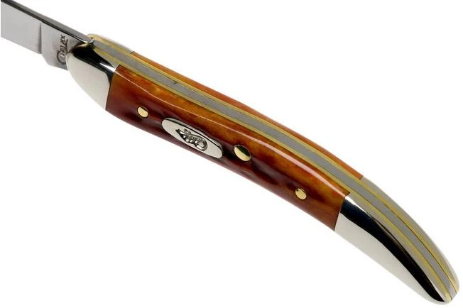 Case Knives Small Texas Toothpick Pocket Worn Harvest Orange Bone Corn Cob Jig 07400, 610096 SS Pocket Knife 8 Case Knives Small Texas Toothpick Pocket Worn Harvest Orange Bone Corn Cob Jig 07400, 610096 SS Pocket Knife - Image 6