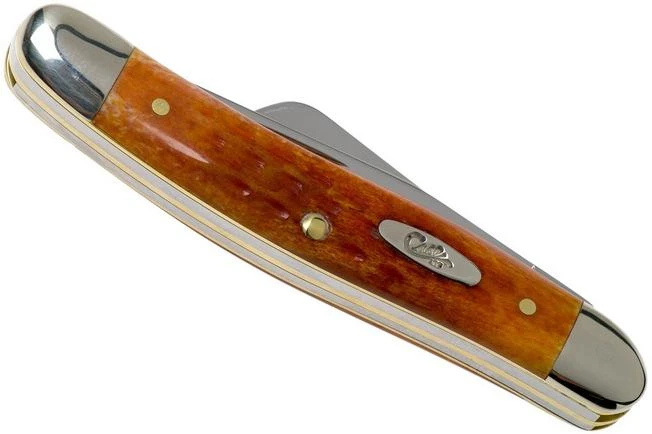 Case Knives Medium Stockman Pocket Worn Harvest Orange Bone Corn Cob Jig 07403, 6318 SS Pocket Knife 6 Case Knives Medium Stockman Pocket Worn Harvest Orange Bone Corn Cob Jig 07403, 6318 SS Pocket Knife - Image 4