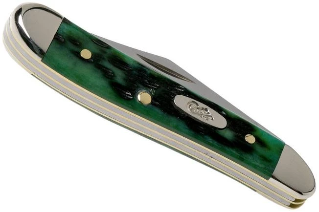 Case Peanut Pocket Worn Bermuda Green Bone, Peach Seed Jig, 09726, 6220 SS Pocket Knife 6 Case Peanut Pocket Worn Bermuda Green Bone, Peach Seed Jig, 09726, 6220 SS Pocket Knife - Image 4