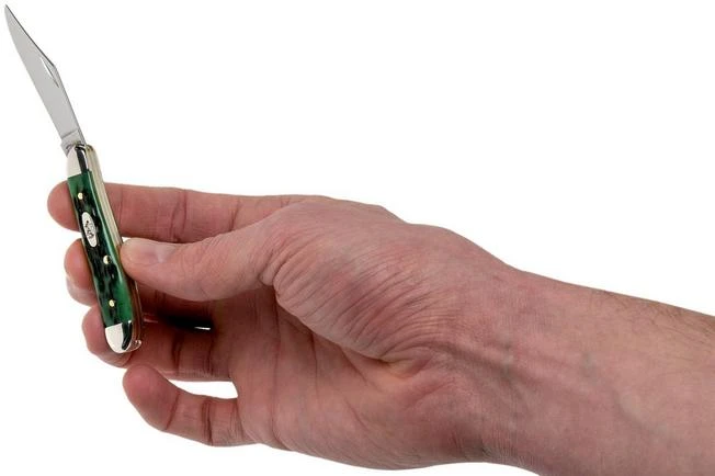 Case Peanut Pocket Worn Bermuda Green Bone, Peach Seed Jig, 09726, 6220 SS Pocket Knife 7 Case Peanut Pocket Worn Bermuda Green Bone, Peach Seed Jig, 09726, 6220 SS Pocket Knife - Image 5