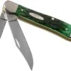 Case Copperhead Pocket Worn Bermuda Green Bone, Peach Seed Jig, 9788, 6249 SS Pocket Knife -Case Knives Sales CE09788 01 case