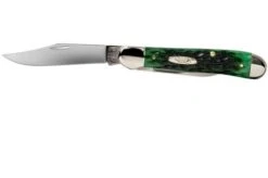Case Copperhead Pocket Worn Bermuda Green Bone, Peach Seed Jig, 9788, 6249 SS Pocket Knife -Case Knives Sales CE09788 03 case
