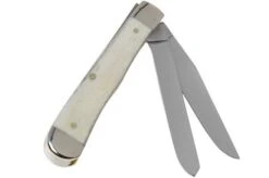 Case Trapper Natural Bone Smooth, Embellished Trapper In Gift Tin, 10430, 6254 SS Pocket Knife -Case Knives Sales CE10430 02 case