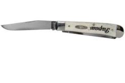 Case Trapper Natural Bone Smooth, Embellished Trapper In Gift Tin, 10430, 6254 SS Pocket Knife -Case Knives Sales CE10430 03 case