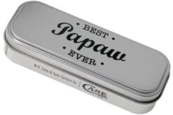 Case Trapper Natural Bone Smooth, Embellished Trapper In Gift Tin, 10430, 6254 SS Pocket Knife -Case Knives Sales CE10430 05 case