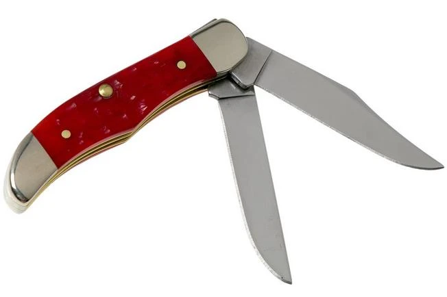 Case Pocket Hunter Red Jigged Bone, 10450, 62165 SS Pocket Knife 4 Case Pocket Hunter Red Jigged Bone, 10450, 62165 SS Pocket Knife - Image 2