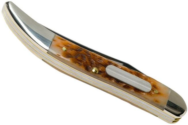 Case Fishing Knife Amber Jigged Bone, 10726, 620094F SS Pocket Knife 6 Case Fishing Knife Amber Jigged Bone, 10726, 620094F SS Pocket Knife - Image 4