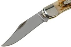 Case Pocket Hunter Amber Jigged Bone, 10727, 61165 SS Pocket Knife -Case Knives Sales CE10727 03 case
