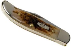 Case Pocket Hunter Amber Jigged Bone, 10727, 61165 SS Pocket Knife -Case Knives Sales CE10727 04 case