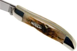 Case Pocket Hunter Amber Jigged Bone, 10727, 61165 SS Pocket Knife -Case Knives Sales CE10727 06 case