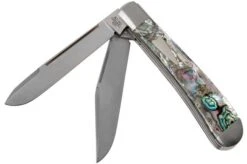Case HT Trapper, Abalone, 154CM, Smooth, 10772, TB822021 Pocket Knife, Tony Bose Design