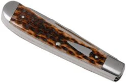 Case HT Trapper, Brown Bone, 154CM, Peach Seed Jig, 10774, TB622021 Pocket Knife, Tony Bose Design 10 Case HT Trapper, Brown Bone, 154CM, Peach Seed Jig, 10774, TB622021 Pocket Knife, Tony Bose Design -Case Knives Sales CE10774 04 case