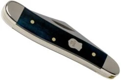 Case Mini Trapper Mediterranean Blue Smooth Bone, 11192, 6207 SS Pocket Knife -Case Knives Sales CE11192 04 case