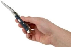 Case 6220 SS Mediterranean Blue Bone Peanut -Case Knives Sales CE11193 05 case