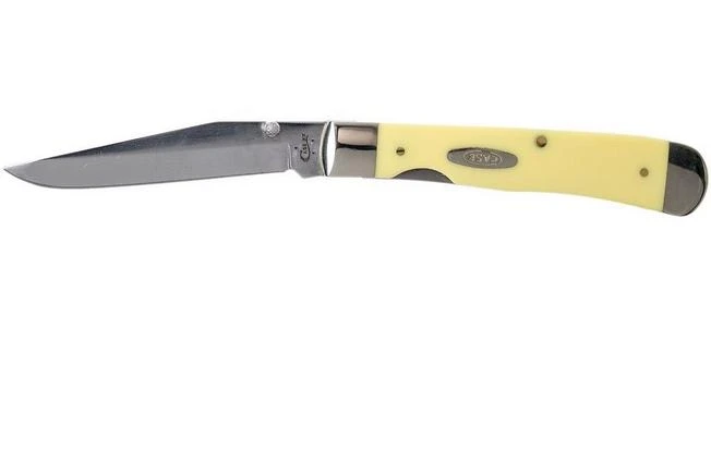 Case Trapperlock Yellow Synthetic, 00111, 3154L CV Pocket Knife 3 Case Trapperlock Yellow Synthetic, 00111, 3154L CV Pocket Knife