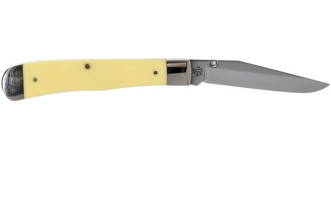 Case Trapperlock Yellow Synthetic, 00111, 3154L CV Pocket Knife 4 Case Trapperlock Yellow Synthetic, 00111, 3154L CV Pocket Knife - Image 2