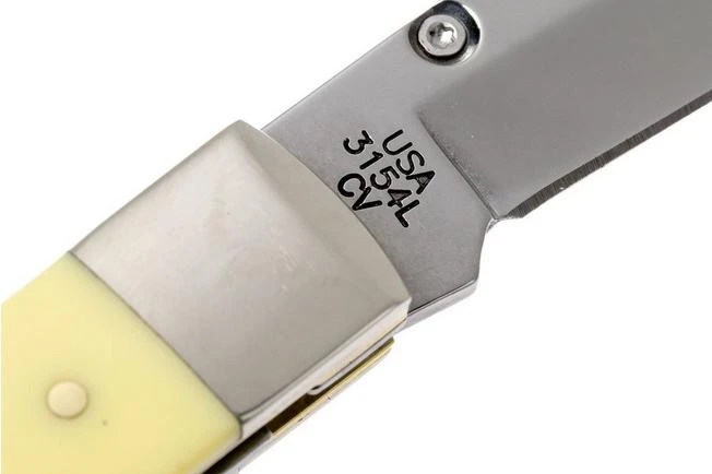 Case Trapperlock Yellow Synthetic, 00111, 3154L CV Pocket Knife 10 Case Trapperlock Yellow Synthetic, 00111, 3154L CV Pocket Knife - Image 8