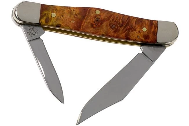 Case Half Whittler Autumn Maple Burl Wood, 11543, 7208 SS Pocket Knife 4 Case Half Whittler Autumn Maple Burl Wood, 11543, 7208 SS Pocket Knife - Image 2