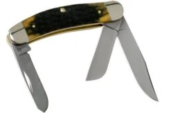 Case Sowbelly Olive Green Bone, Russell Jig, 13283, TB6339 SS Pocket Knife -Case Knives Sales CE13283 02 case