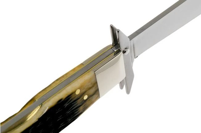 Case Cheetah Olive Green Bone, Russell Jig, 13285, 6111 1/2L SS Pocket Knife 8 Case Cheetah Olive Green Bone, Russell Jig, 13285, 6111 1/2L SS Pocket Knife - Image 6