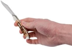 Case Mini Copperlock Amber Jigged Bone, 00133, 61749L SS Pocket Knife -Case Knives Sales CE133 08 case ce133 08