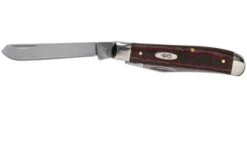 Case Mini Trapper Rustic Red Richlite, 13621, 10207 SS Pocket Knife -Case Knives Sales CE13621 03 case