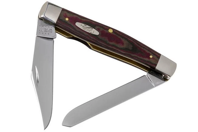 Case Moose Rustic Red Richlite, 13623, 10275 SS Pocket Knife 3 Case Moose Rustic Red Richlite, 13623, 10275 SS Pocket Knife