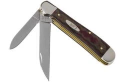 Case Copperhead Rustic Red Richlite, 13625, 10249W SS Pocket Knife
