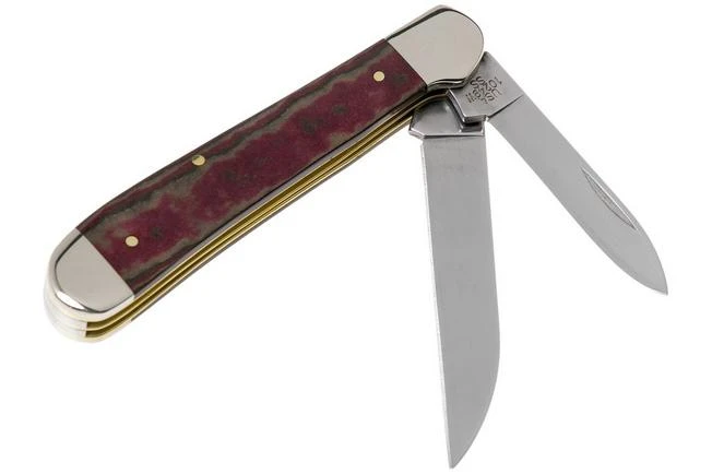 Case Copperhead Rustic Red Richlite, 13625, 10249W SS Pocket Knife 4 Case Copperhead Rustic Red Richlite, 13625, 10249W SS Pocket Knife - Image 2