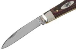 Case Tear Drop Bose Rustic Red Richlite, 13627, TB101028 SS Pocket Knife -Case Knives Sales CE13627 03 case