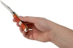 Case Mini Trapper Tequila Sunrise Bone, Standard Jig 14482, 6207 SS Pocket Knife -Case Knives Sales CE14482 05 case